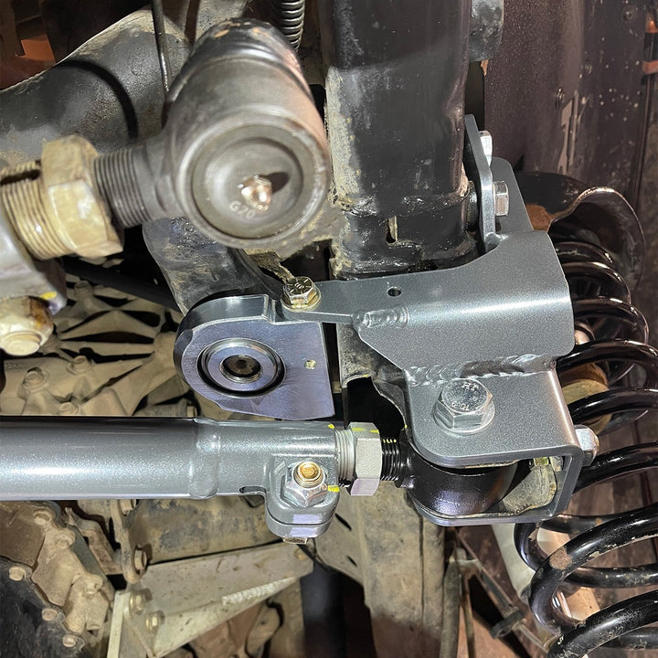 Jeep JK/JKU Front Track Bar and Sector Shaft Brace - Brace Options: PSC Big Bore Box 8069-21 Synergy MFG | SKU 8069-21