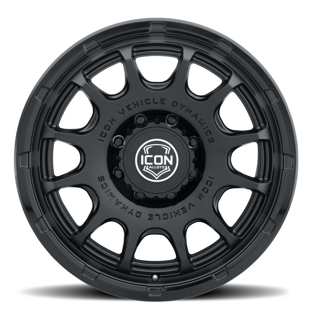 ICON Alloys Rancho Double Black 20x9 8x170 6mm Offset 5.25" BS (8420908152DB)