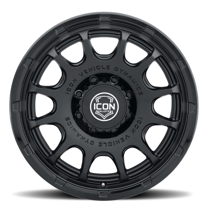 ICON Alloys Rancho Double Black 20x9 8x170 6mm Offset 5.25" BS (8420908152DB)