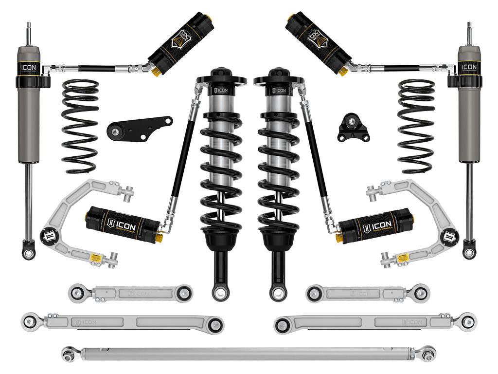 ICON 2024-2026 Toyota Tacoma 1.25-3" Lift Stage 11 Suspension System Billet (K53301)