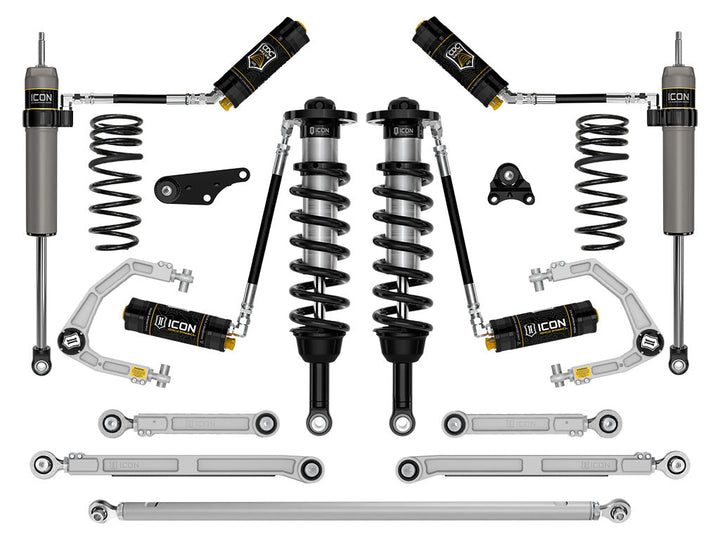 ICON 2024-2026 Toyota Tacoma 1.25-3" Lift Stage 11 Suspension System Billet (K53301)
