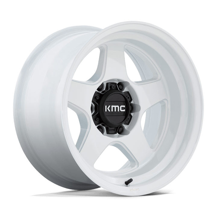 KMC KM728 Lobo Wheel - Gloss White