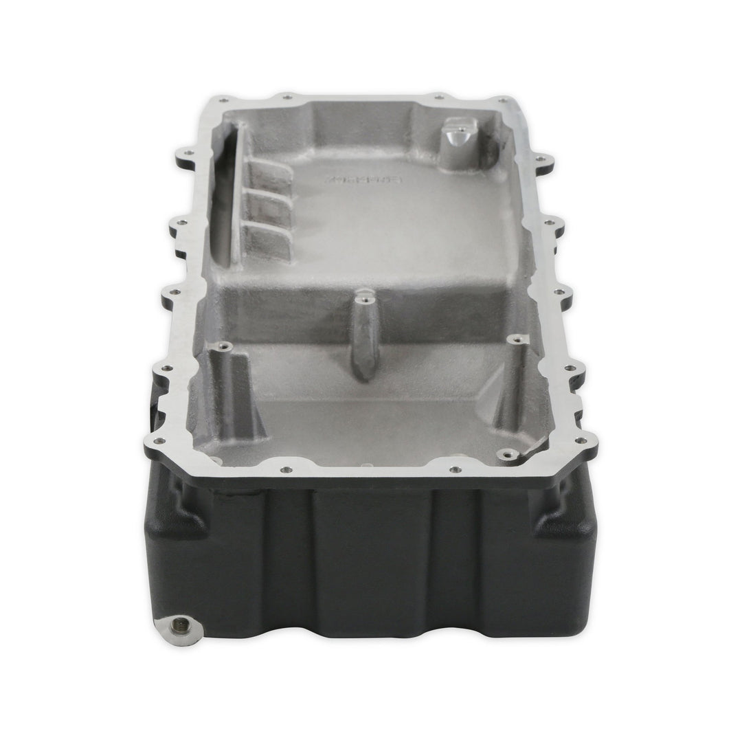 Holley Cast Aluminum Rear Sump Oil Pan - Ford Coyote Swap - Black | SKU 302-90BK