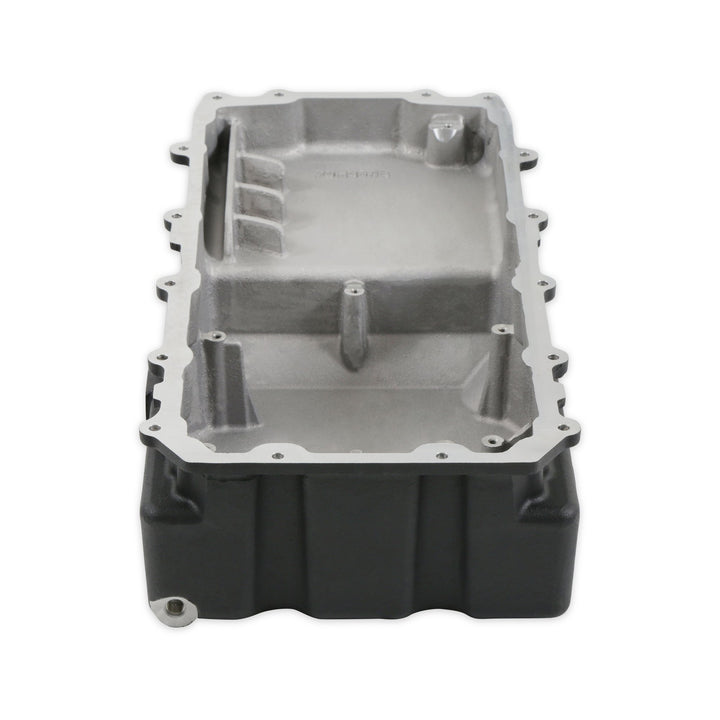 Holley Cast Aluminum Rear Sump Oil Pan - Ford Coyote Swap - Black | SKU 302-90BK