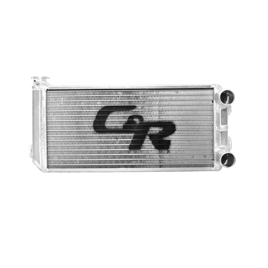C&R Drag Radiator Pro Mod Double Pass Open 16.25" x 7.02" - 1-1/4" Inlet & Outlet 833-16075
