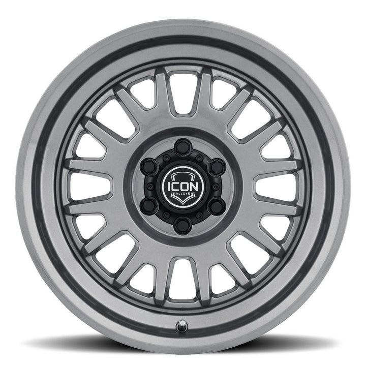 ICON Alloys Anza Gun Metal 17x8.5 6x135 6mm Offset 5" BS (8217856350GM)