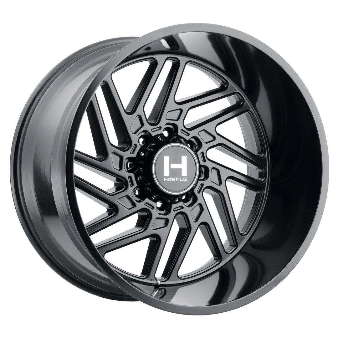 Hostile H116 Jigsaw | 20x10 | 8 On 165.1 | Offset -19 | Satin Black | SKU H116-2010816547BB