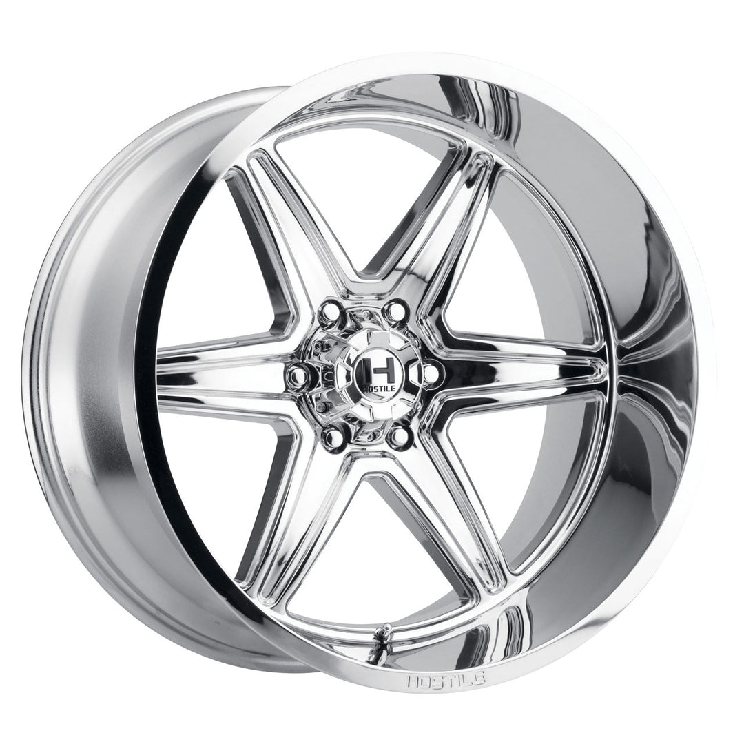 Hostile H117 Venom | 20x10 | 6 On 139.7 | Offset -19 | Chrome | SKU H117-2010655047C