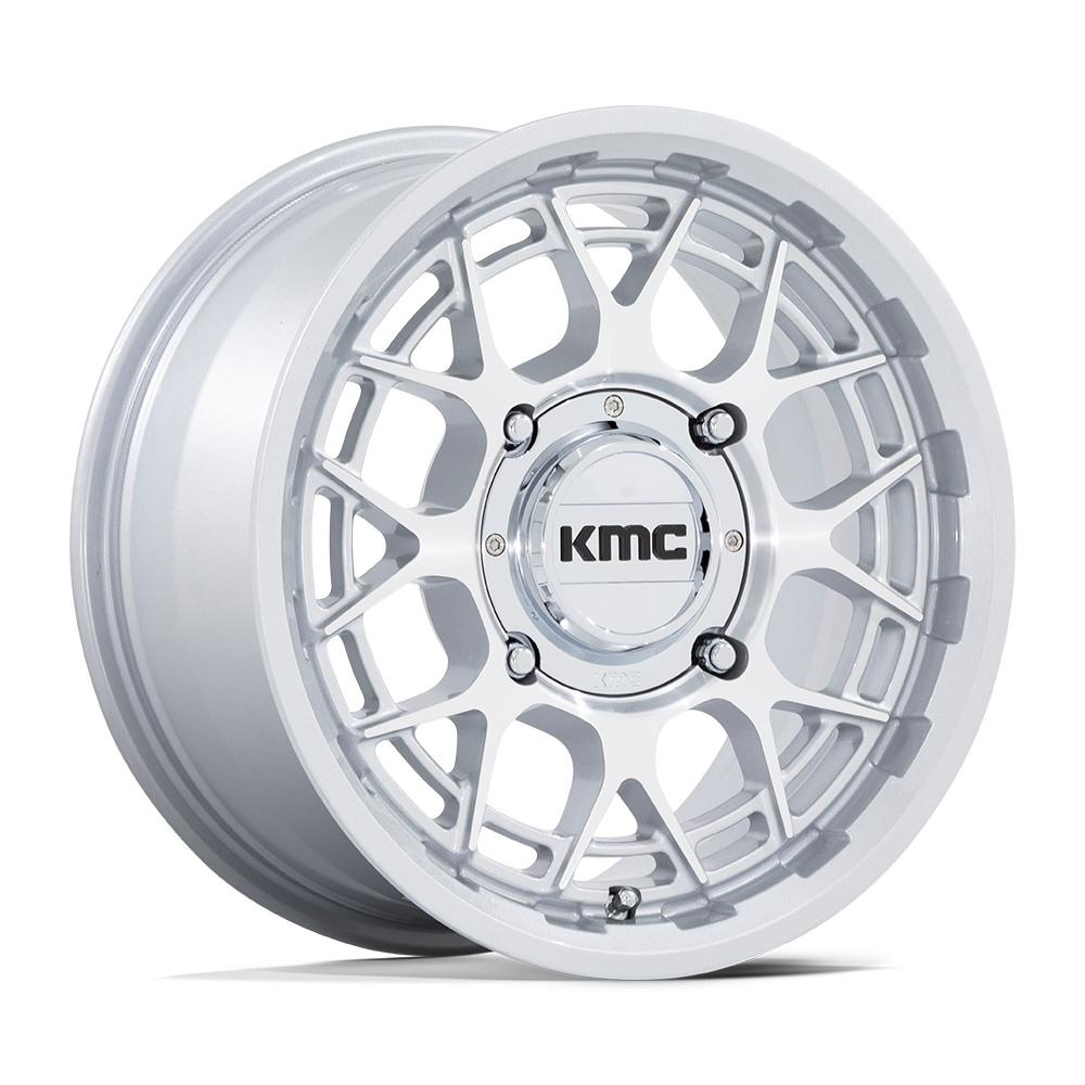 KMC KS139 Technic UTV Wheel - Gloss Silver Machined