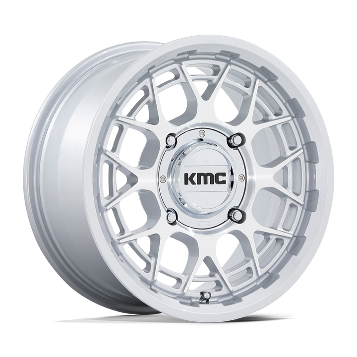 KMC KS139 Technic UTV Wheel - Gloss Silver Machined
