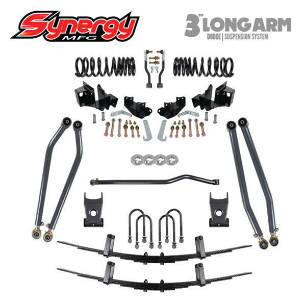 Ram 3 Inch Long Arm System 10-13 Dodge Ram 2500/3500 Diesel Synergy MFG | SKU 8503-13