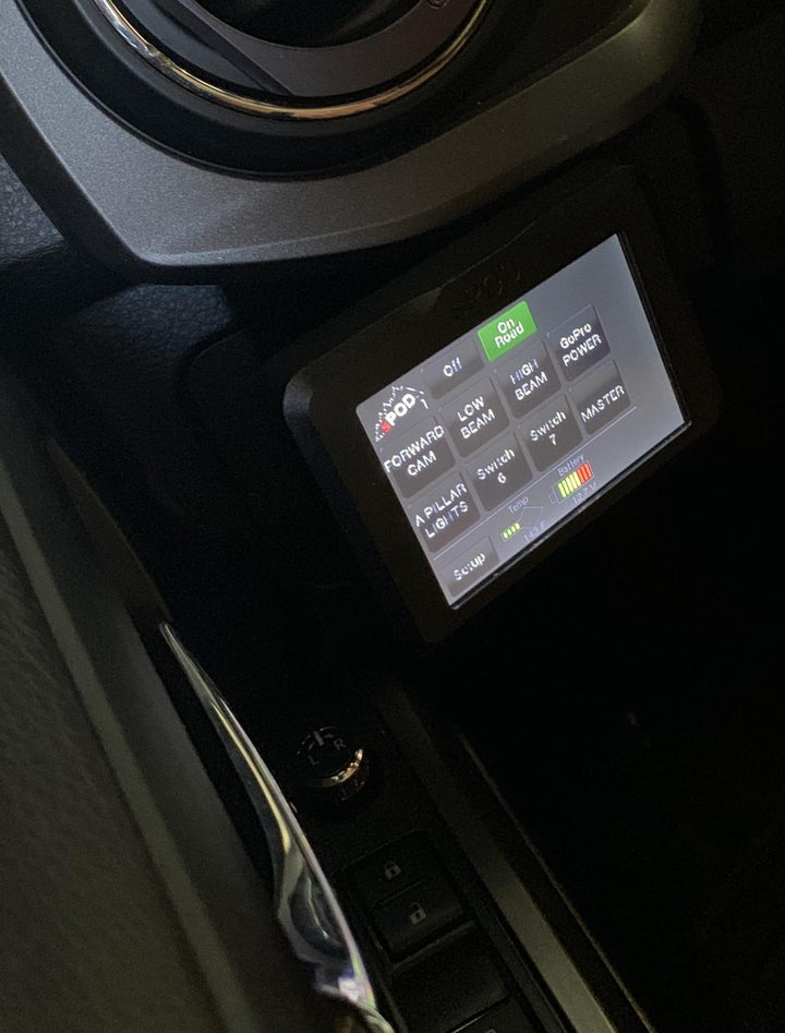 Touchscreen or HD Mounting Panel for 16 - 19 Toyota Tacoma sPods | SKU 860205