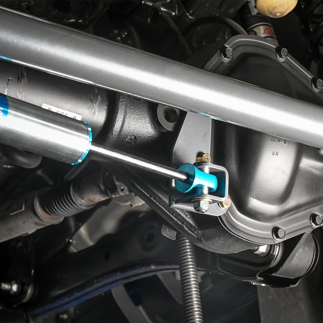 2005-2022 Ford Super Duty F-250/F-350 and 2005+ F-450/F-550/F-600 Single Stabilizer Tie Rod Mount (Advantek M256 / Dana 60 / 10 Bolt) Synergy MFG | SKU 8603-02