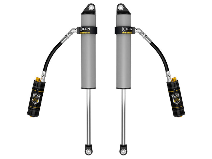 ICON 2005-2026 Ford Super Duty 0-3" Lift Rear VS 3.0 Shocks Remote Reservoir w/ CDCV Pair