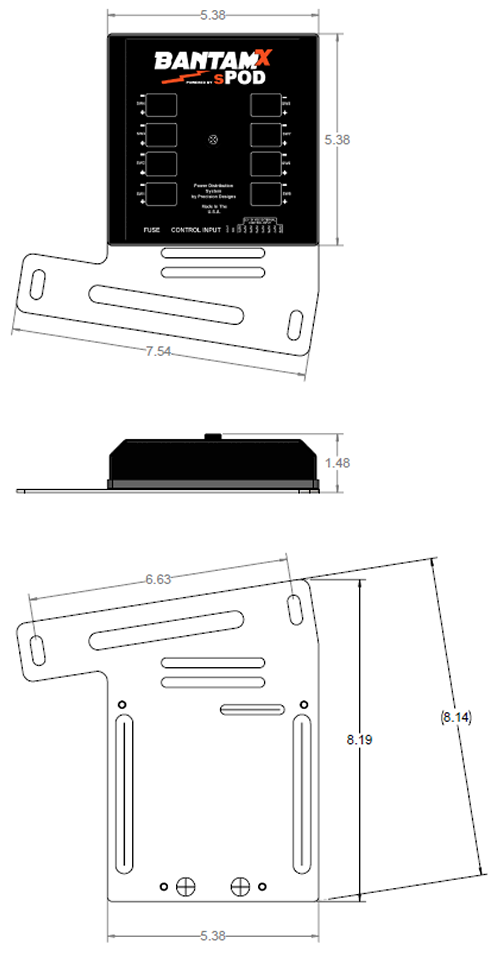 BantamX Touchscreen for JK 2007-2018 sPod | SKU 870035