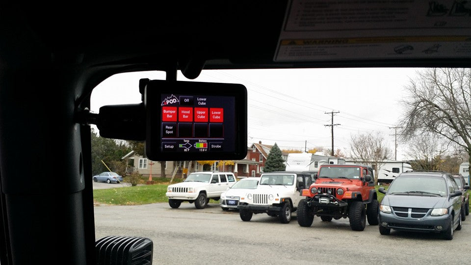 BantamX Touchscreen for JK 2007-2018 sPod | SKU 870035