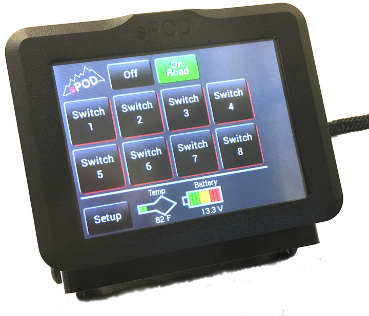 BantamX Touchscreen for JK 2007-2018 sPod | SKU 870035