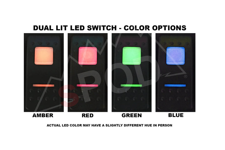 BantamX w/ Blue LED Switch panel for JK 2007-2008 sPod | SKU 870060