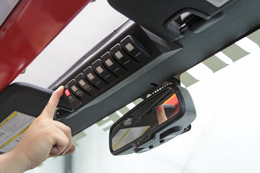 BantamX w/ Green LED Switch panel for JK 2007-2008 sPod | SKU 870070