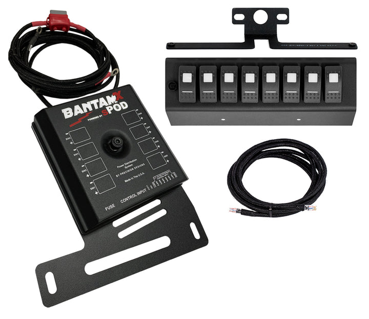 BantamX w/ Red LED Switch panel for JK 2007-2008 sPod | SKU 870080