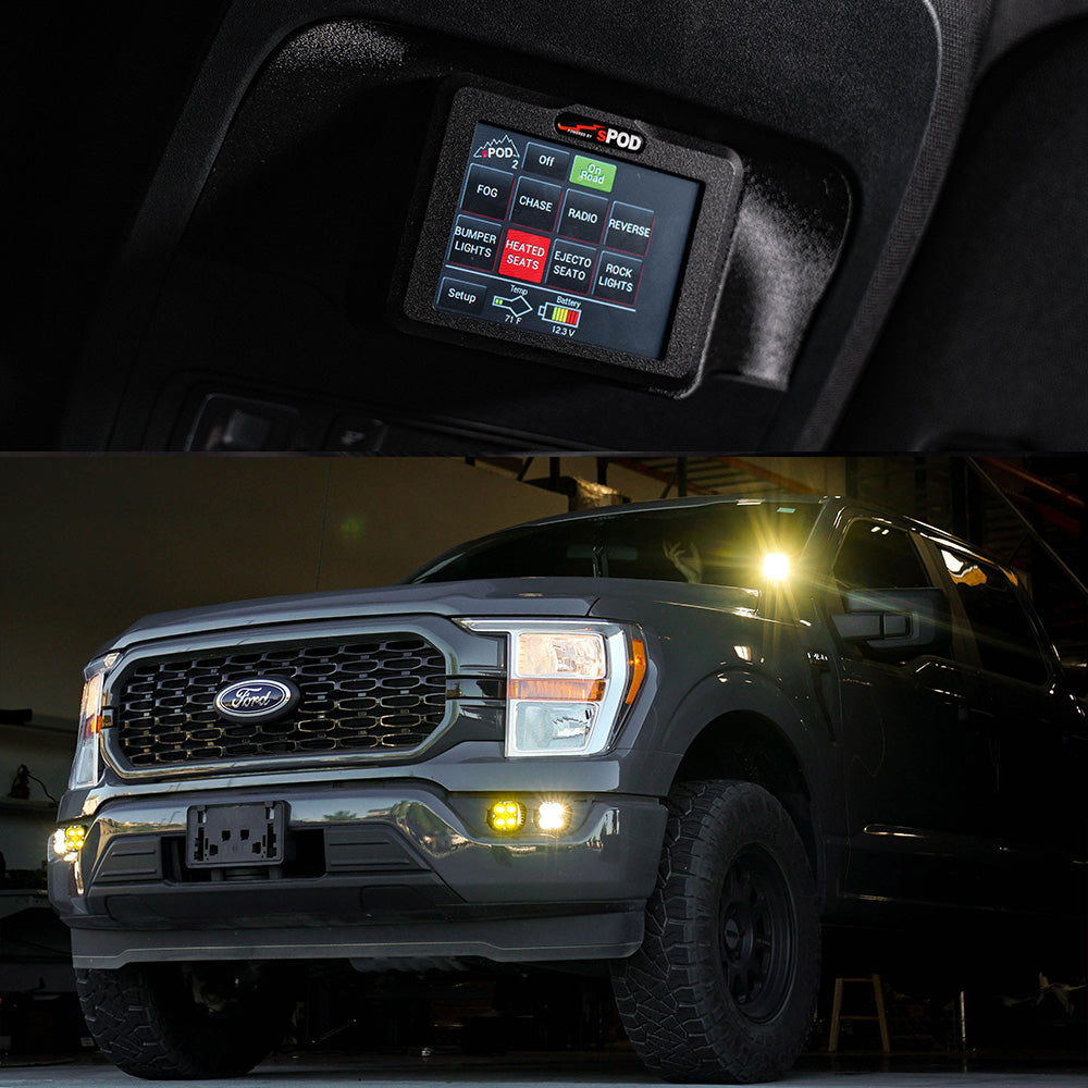 Touchscreen BantamX Vehicle Kit - Ford 2021-On F-150; F-150 Raptor sPOD | SKU 870086