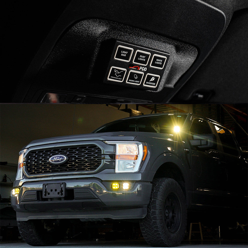 Mini 6 SourceLT Vehicle Specific Kit - Ford 2021-on F-150; F-150 Raptor sPOD | SKU 870088