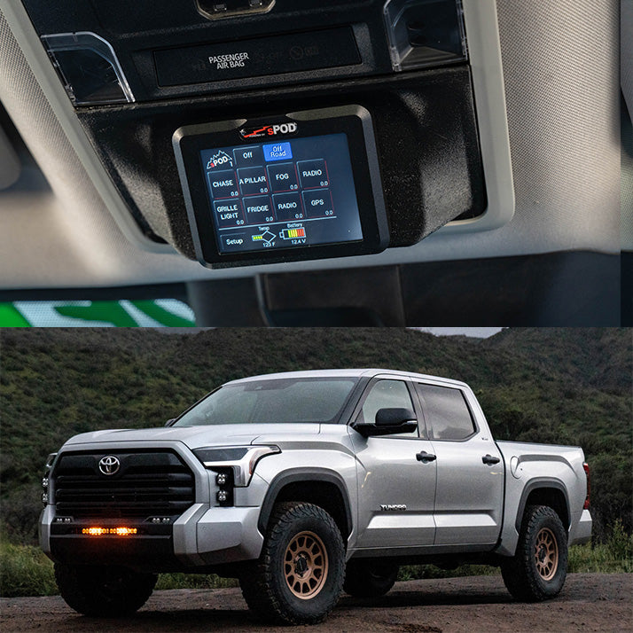 Touchscreen BantamX Vehicle Kit - Toyota 2022-On Tundra sPOD | SKU 870089