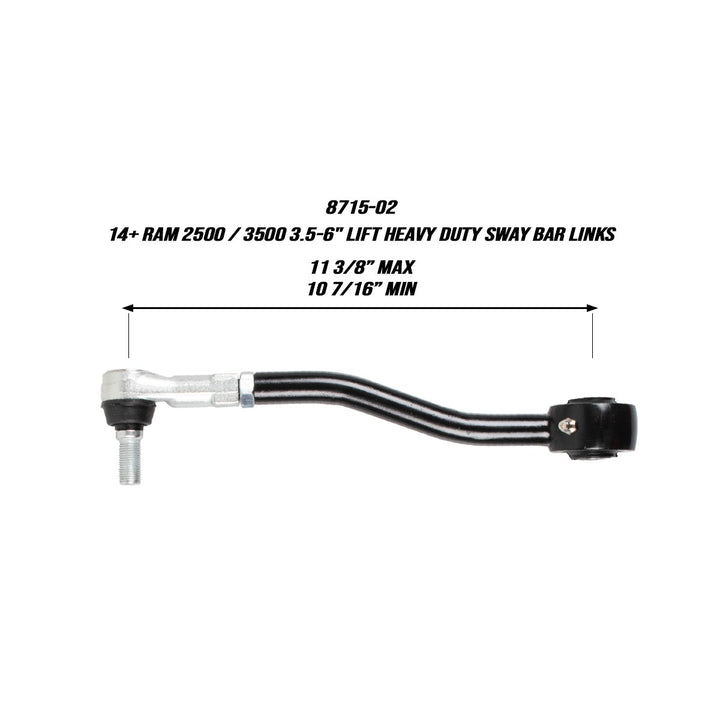 2014+ Ram 2500/3500 Heavy Duty Front Sway Bar Links - 2-4" Lift 8715-01 Synergy MFG | SKU 8715-01