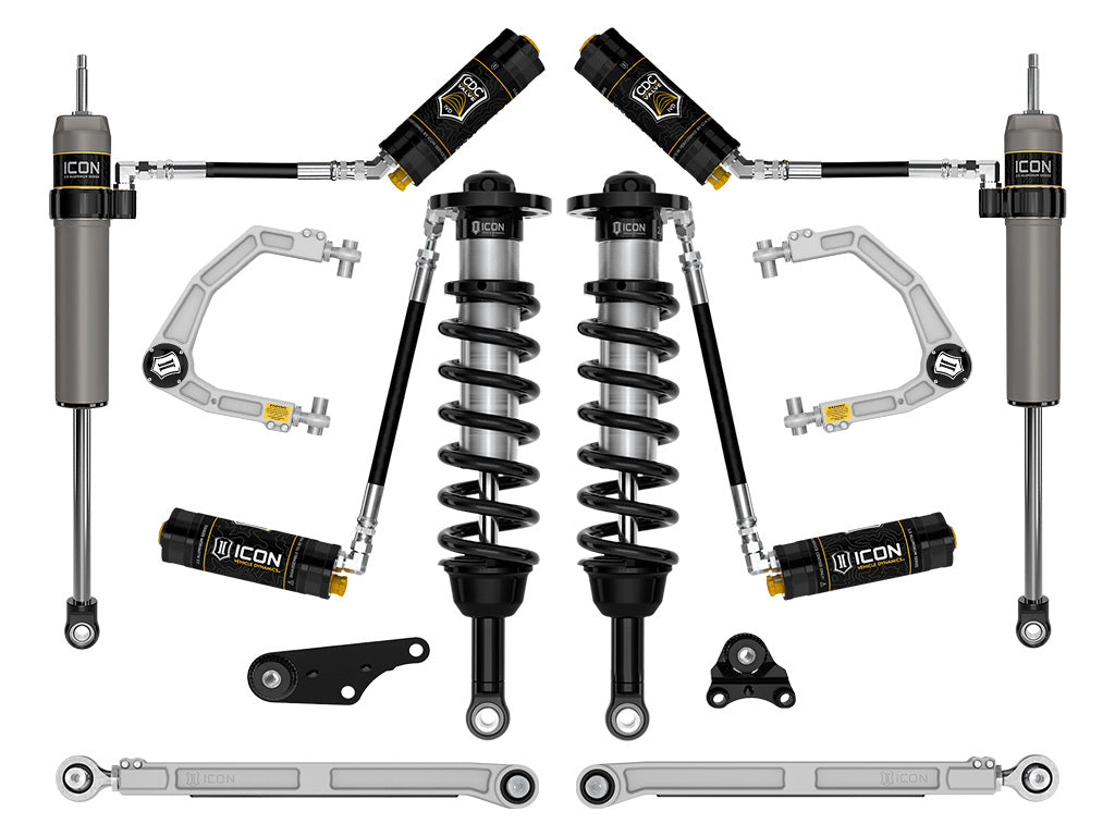 ICON 2024-2026 Toyota Tacoma 1.25-3" Lift Stage 8 Suspension System Billet (K53298)