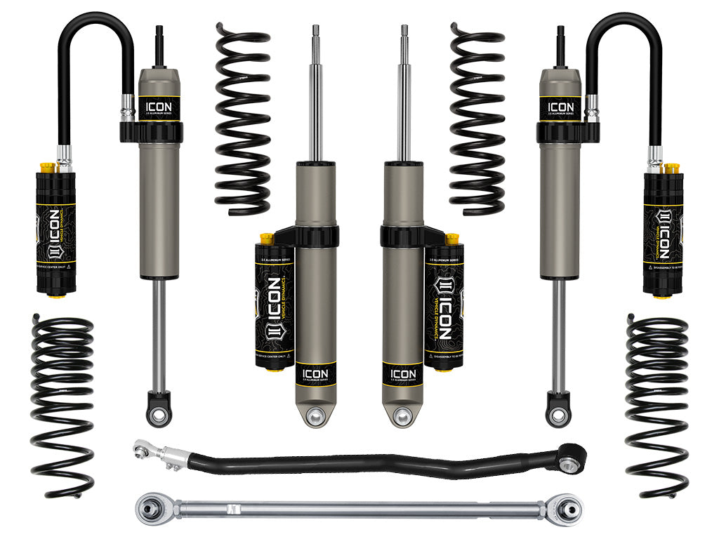 ICON 2014-2026 Ram 2500 4WD Diesel Coil Spring Rear 2.5" Lift Stage 4 Suspension w/Performance Rear Coil Springs