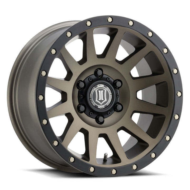 ICON Alloys Compression Bronze 18x9 5x5 -12mm Offset 4.5" BS (2018907345BR)