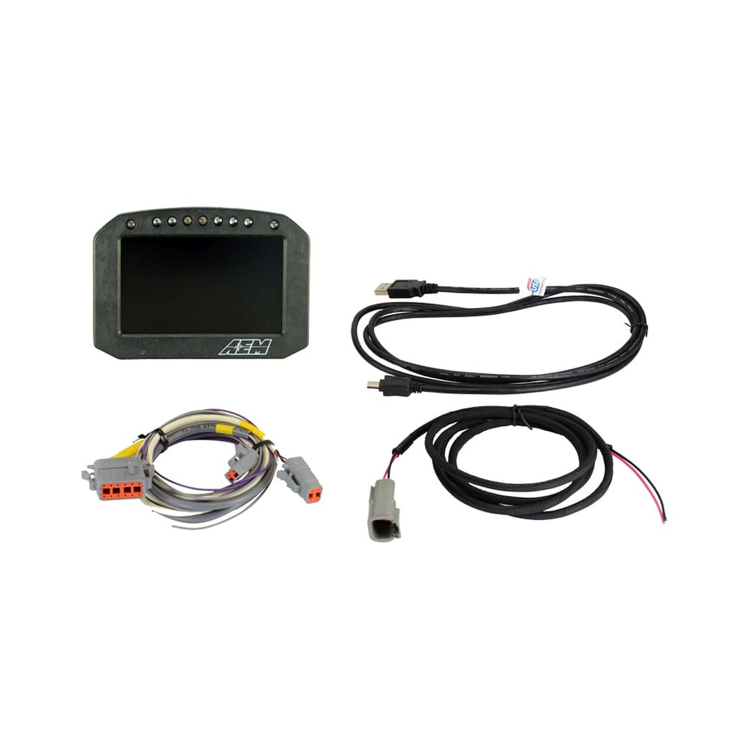 AEM CD-5F Carbon Flat Panel Non-Logging/ Non-GPS Display | SKU 30-5600F