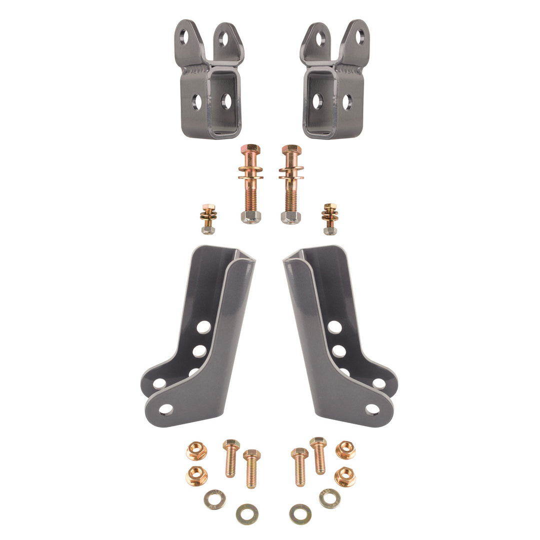 JL Front and Rear Lower Shock Relocation Kit 18+ Wrangler JL/JLU Synergy MFG | SKU 8819