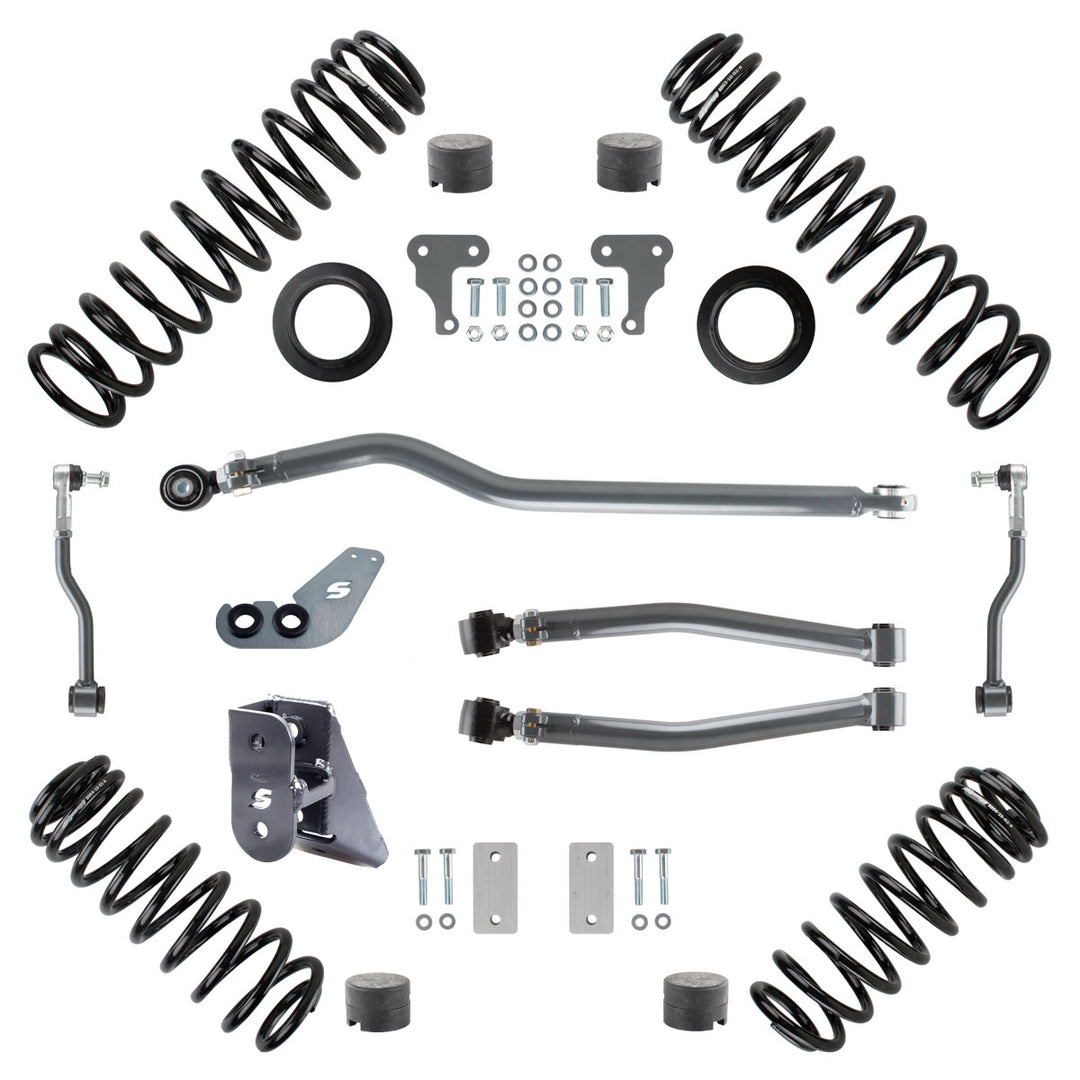 JL 2 Inch Lift Stage 1 Suspension System 4 Dr Synergy MFG | SKU 8841-2000