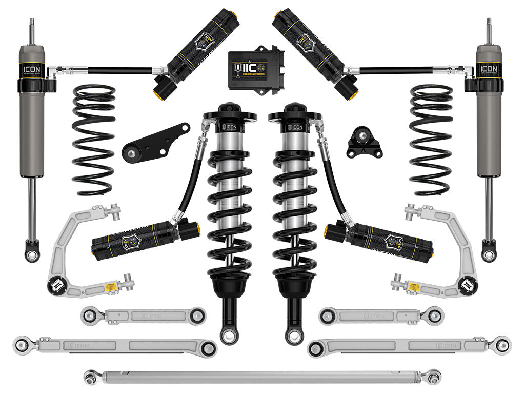 ICON 2025-2026 Toyota 4Runner 4WD 1.25-3" Lift Stage 14 Suspension System Billet (K53414)