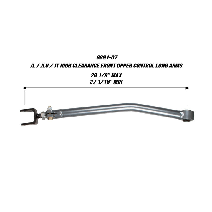 Jeep JL/JLU/JT High Clearance Front Upper Control Long Arm Synergy MFG | SKU 8891-07
