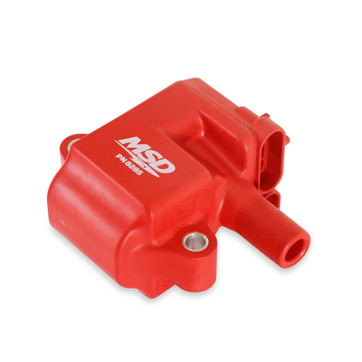 MSD Ignition Coil - Pro Power Series - GM LS1/LS6 Engines - Red - 8-Pack | SKU 82858