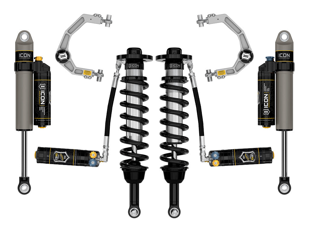 ICON 2021-2026 Ford F-150 4WD 2.75-3.5" Lift Stage 4 Suspension System Billet CDXS