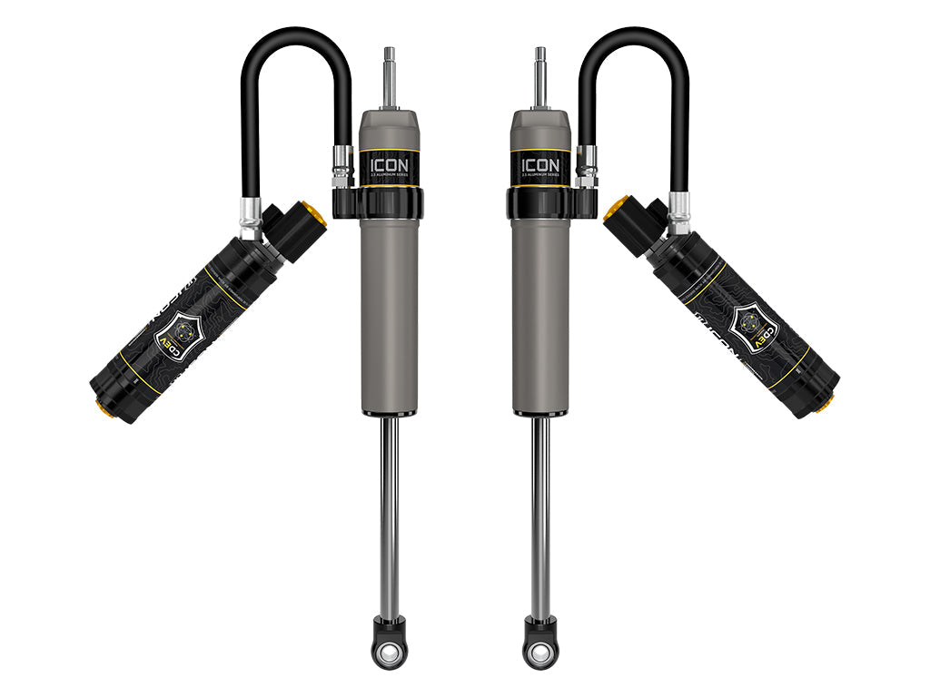 ICON 2017-2022 Ford F-250/350 Super Duty 4WD 4.5" Lift Front 2.5 VS Remote Res Shocks w/CDEV Pair