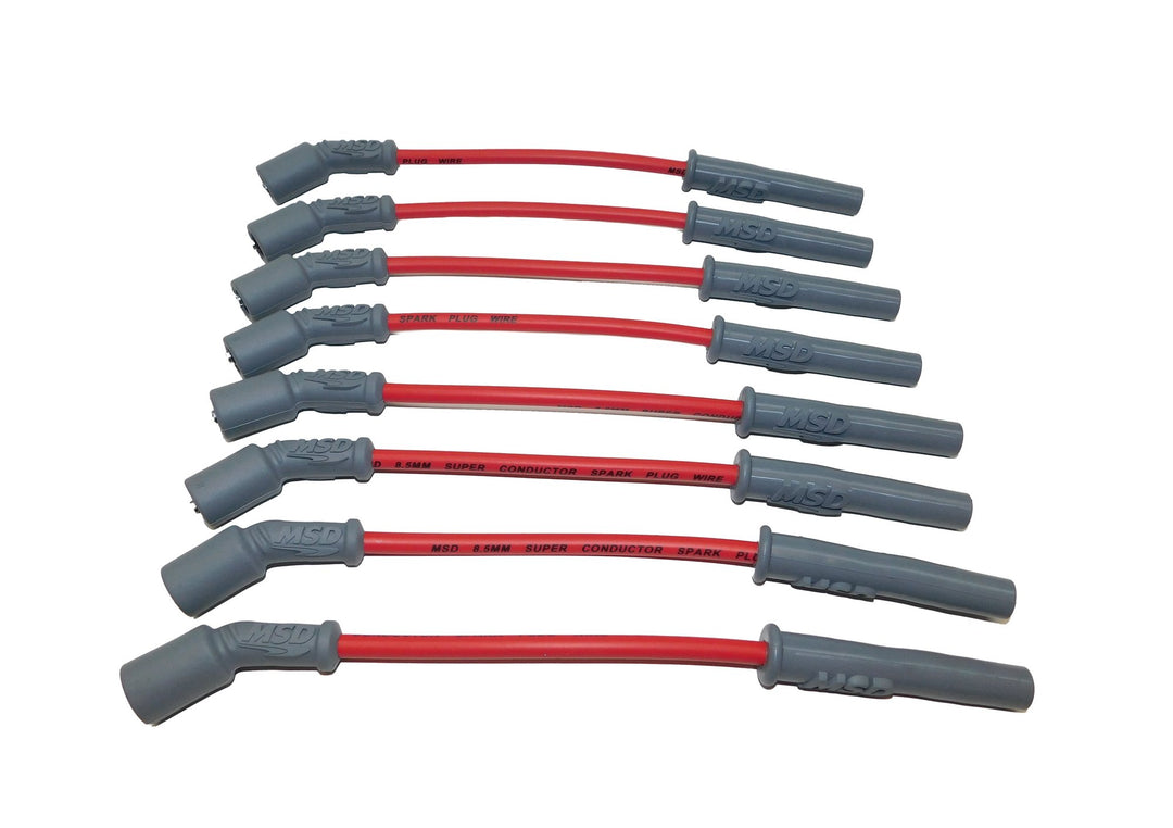 MSD Super Conductor Spark Plug Wire Set - 99-13 GM Truck & SUV - Red | SKU 32829