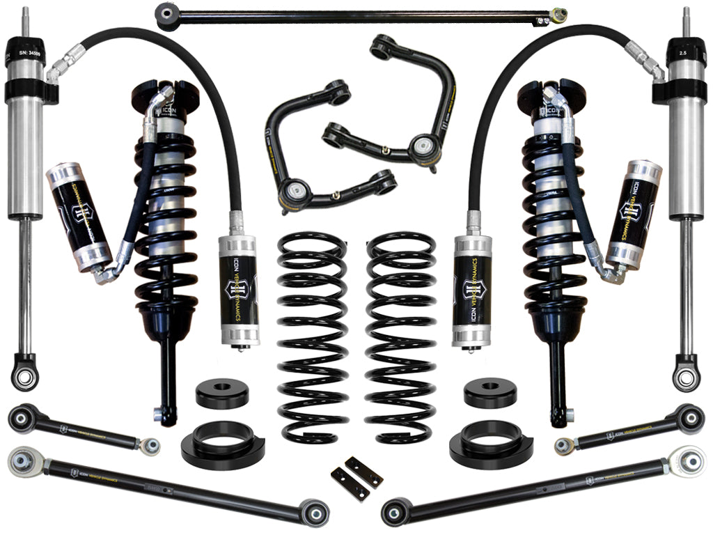 ICON 2003-09 Lexus GX470 0-3.5" Lift Stage 6 Suspension System Tubular UCA (K53176T)