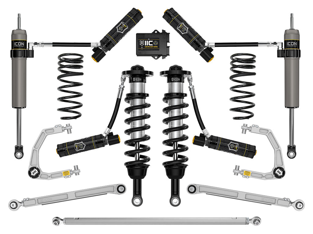 ICON 2025-2026 Toyota 4Runner 2WD 1.25-3" Lift Stage 13 Suspension System Billet (K53433)