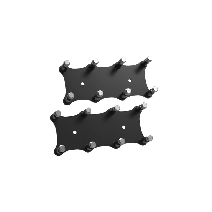 Holley EFI Ignition Coil Remote Relocation Bracket, Black Finish, Pair | SKU 561-130