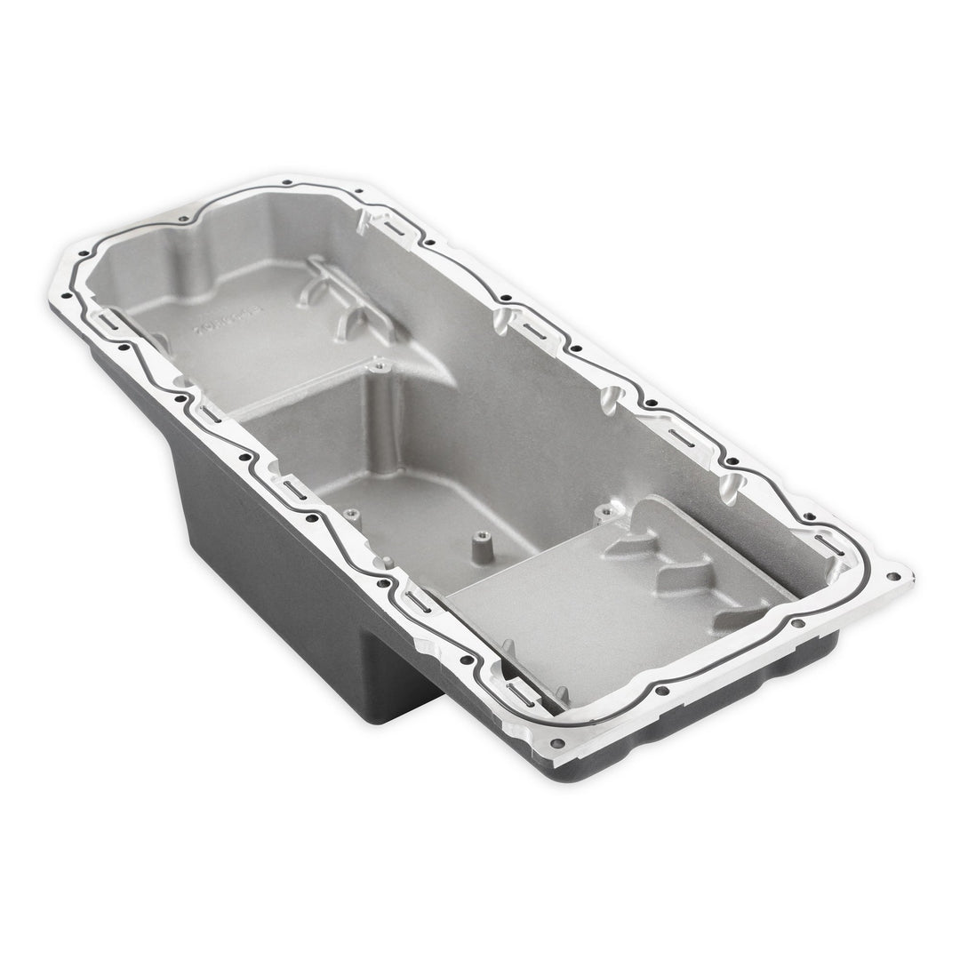 Holley Gen III Hemi Swap Oil Pan - Mid-Sump - Hellcat - Black | SKU 302-64BK