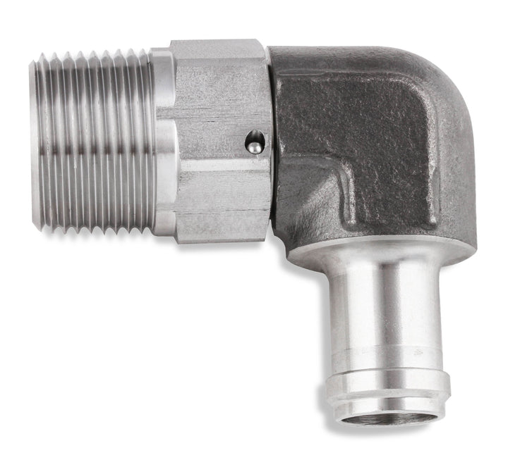 Earl's 90 Degree 5/8" Hose to 3/4" NPT Male Elbow - with Swivel | SKU SS988409ERL