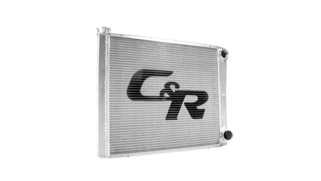 C&R Universal CR Performance Radiator 2-Pass Open 24" x 19" 1-3/4" Low Outlet 902-24190