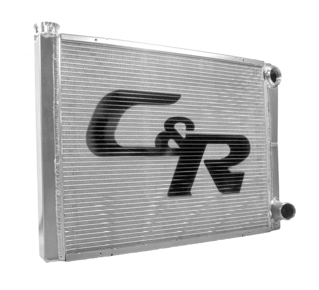 C&R Universal CR Performance Radiator 2-Pass Open 28" x 19" 1-3/4" Low Outlet 902-28190