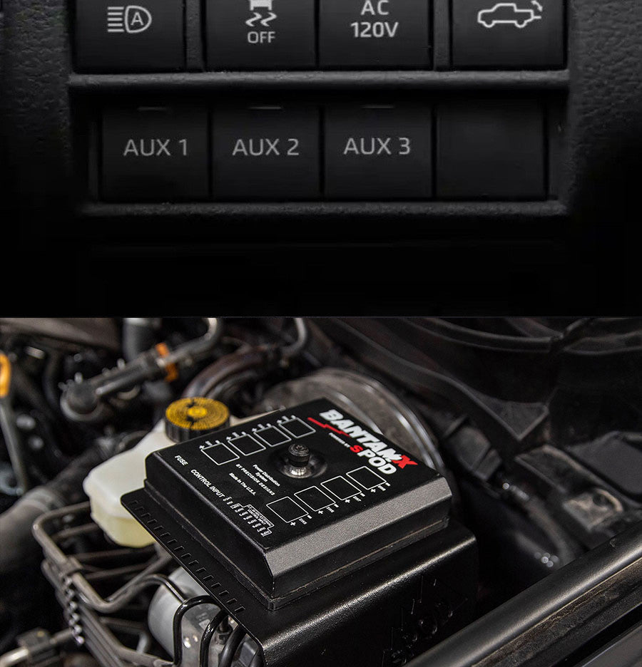 BantamX Upfitter Power Management Vehicle Kit 2024-On Toyota Tacoma sPOD | SKU 910008