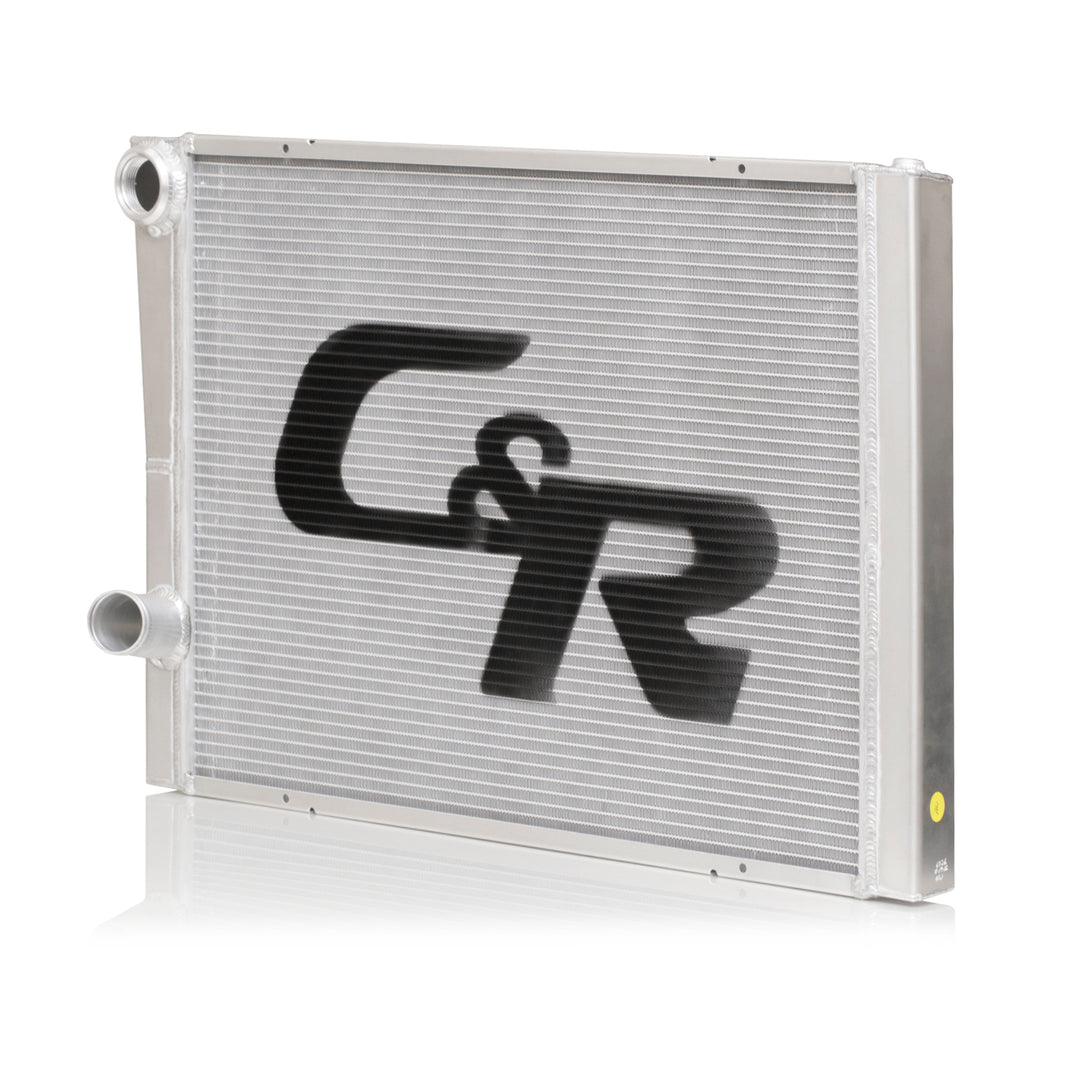 C&R Lightweight Late Model Radiator 2-Pass Closed 28" x 19" 1-3/4" High Outlet (Ford) 912-28194