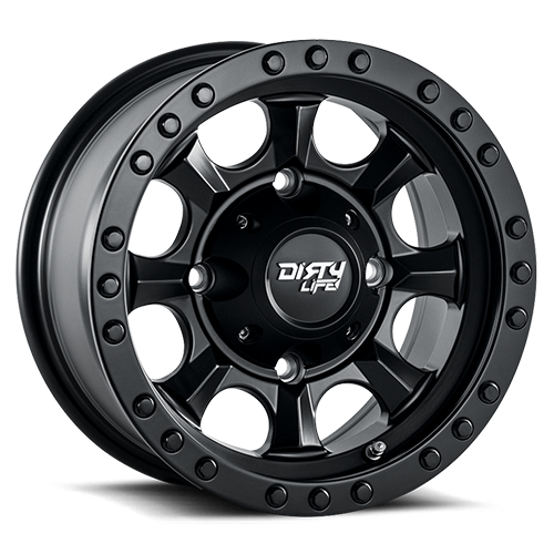 Dirty Life Race Wheels Ironman 9300 Matte Black 14x7 4x110 +13mm Wheel | SKU 9300-47100MBN-HCLL
